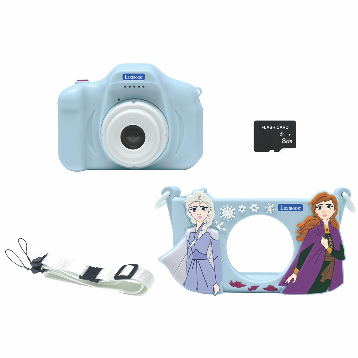 Lexibook DJ078FZ Anna & Elsa Frozen 4-in-1 Children’s Camera – Photo, Video, MP3 & Games – 8 GB Included